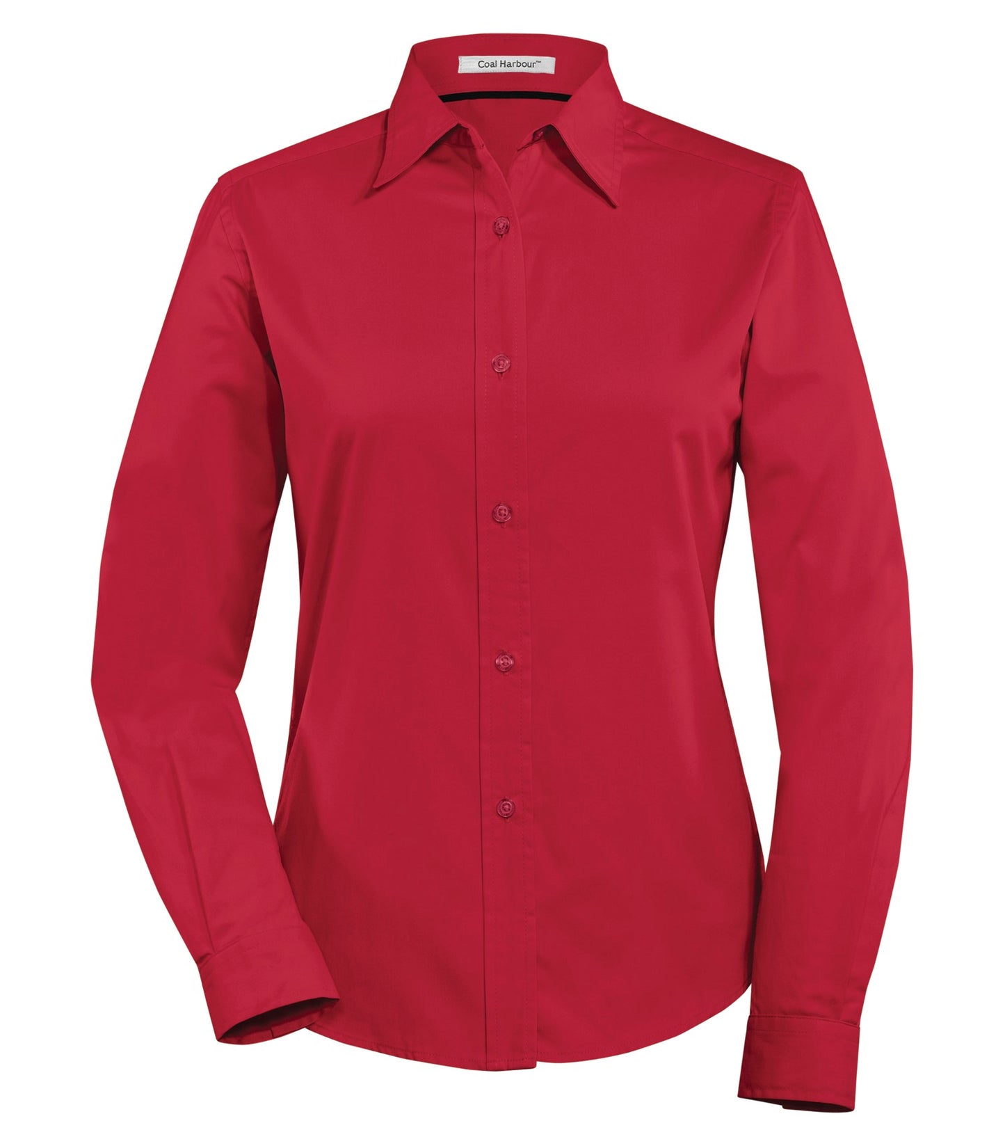 DISCONTINUED COAL HARBOUR® EASY CARE BLEND LONG SLEEVE WOVEN LADIES' SHIRT