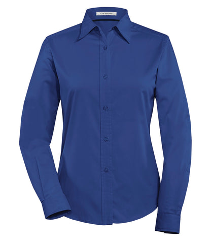 DISCONTINUED COAL HARBOUR® EASY CARE BLEND LONG SLEEVE WOVEN LADIES' SHIRT
