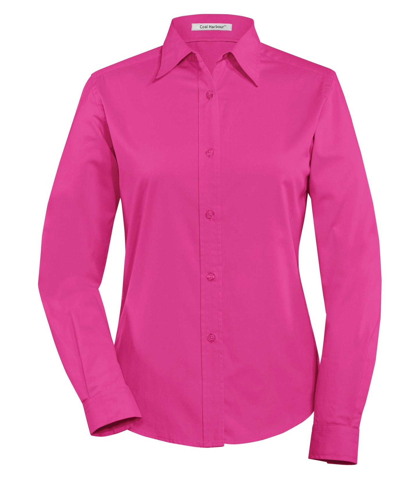 DISCONTINUED COAL HARBOUR® EASY CARE BLEND LONG SLEEVE WOVEN LADIES' SHIRT