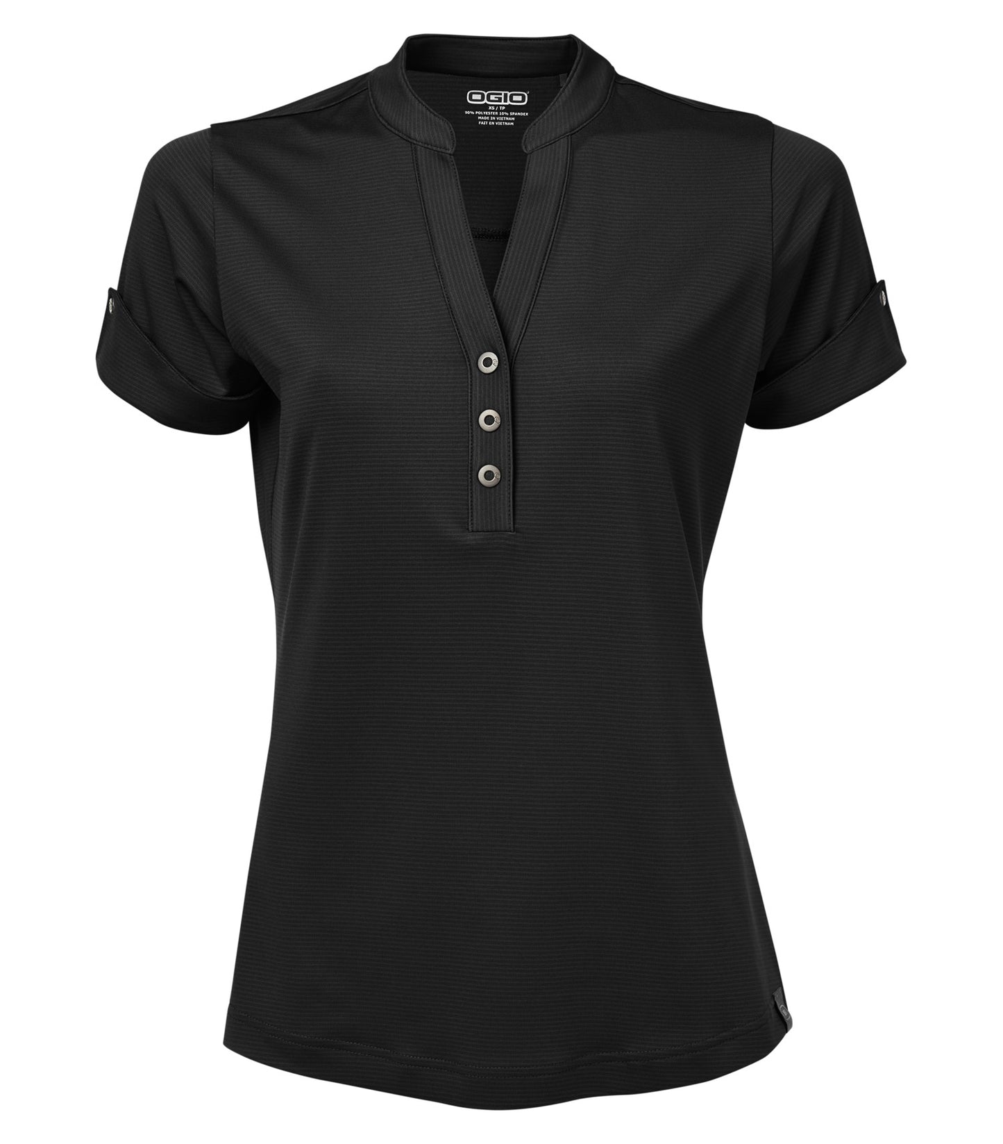 DISCONTINUED OGIO® GAZE LINEAR LADIES' HENLEY