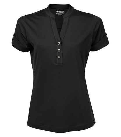 DISCONTINUED OGIO® GAZE LINEAR LADIES' HENLEY