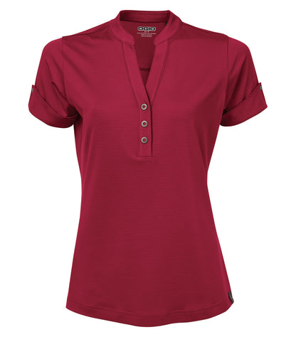 DISCONTINUED OGIO® GAZE LINEAR LADIES' HENLEY