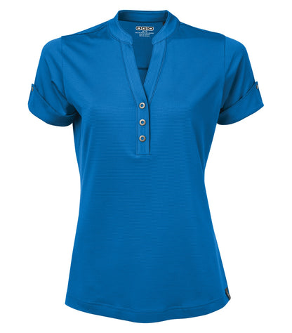 DISCONTINUED OGIO® GAZE LINEAR LADIES' HENLEY