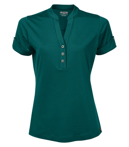 DISCONTINUED OGIO® GAZE LINEAR LADIES' HENLEY