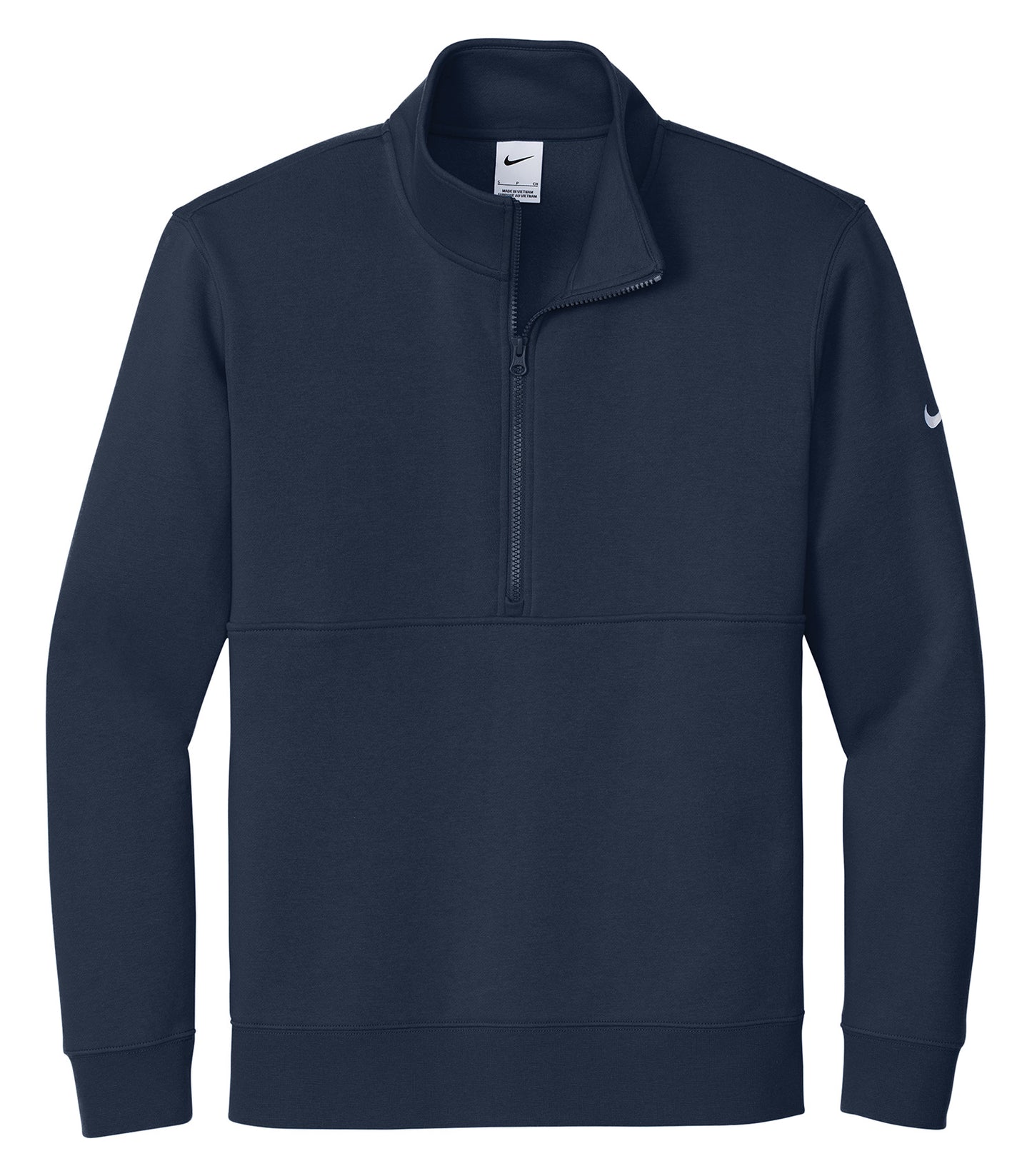 NIKE CLUB FLEECE SLEEVE SWOOSH 1/2 ZIP