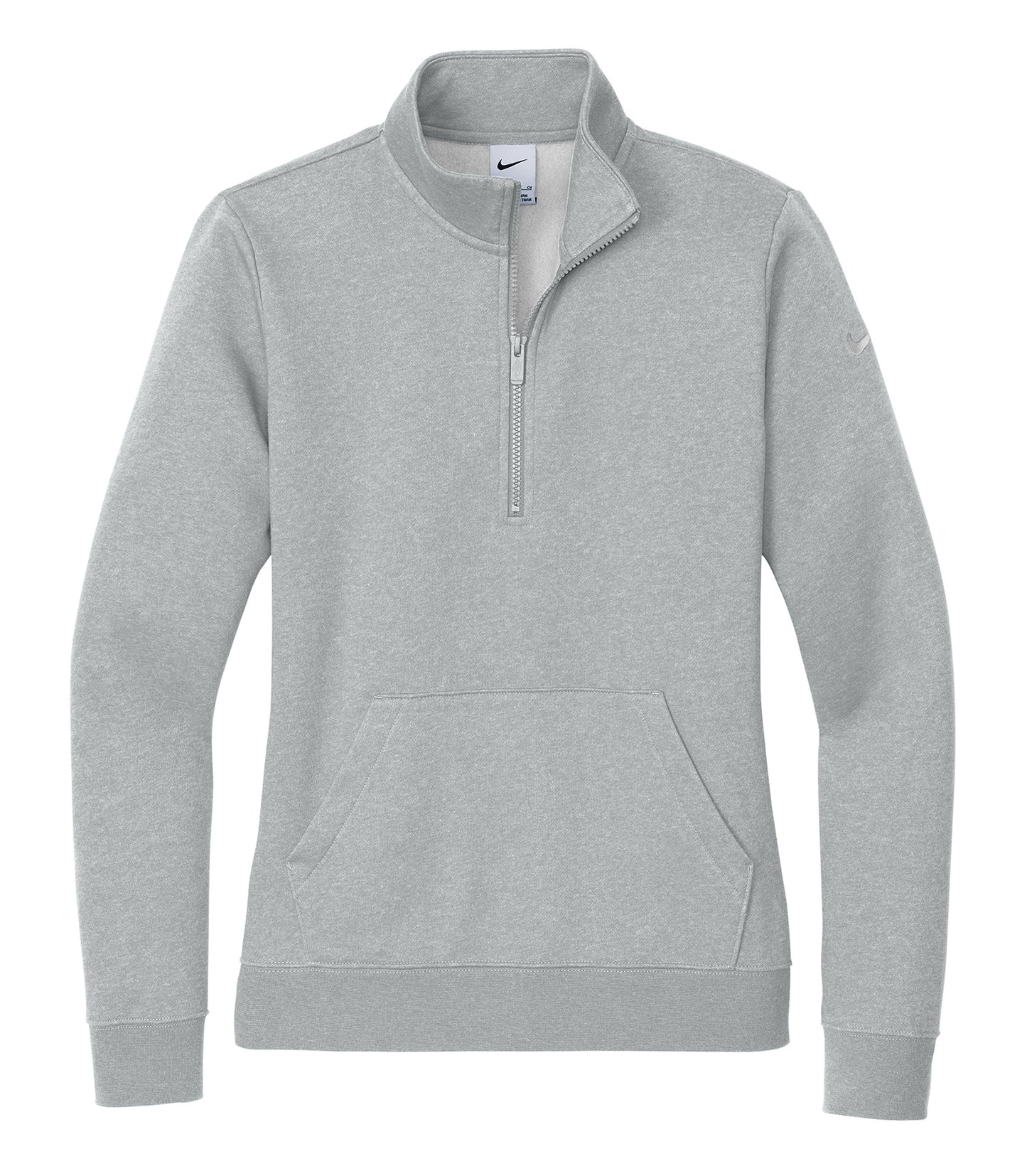 NIKE CLUB FLEECE SLEEVE SWOOSH LADIES' 1/2 ZIP