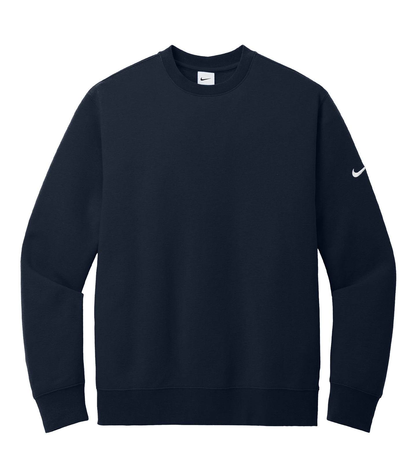 NIKE CLUB FLEECE SLEEVE SWOOSH CREW